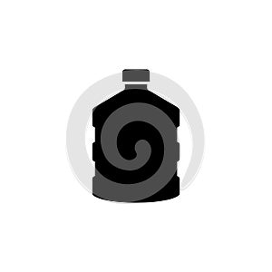 Water bottle icon isolated vector on white
