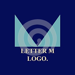 M letter logo icon design template element vector eps 10
