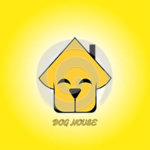 dog house home logo vector icon simple eps 10