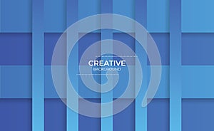 Modern Pile Up Creative Blue Background