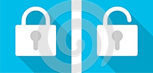 lock and unlock icon now.