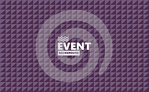 Purple colored triangle pattern abstract vector background.