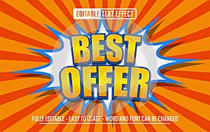 Best Offer 3d text effect
