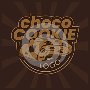 chocolate cookie logo design