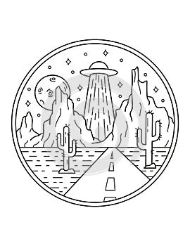 Boho Coloring Pages, Boho Landscape, Minimalist Coloring Pages