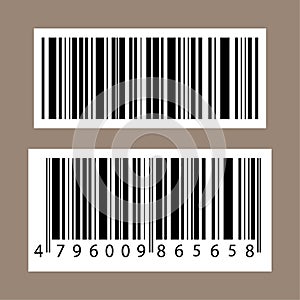 Realistic barcode. Barcode icon. Vector illustration.