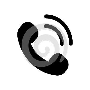 Mobile. Phone Call vector icon.