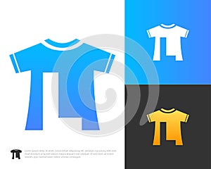 letter L t shirt logo design vector template photo