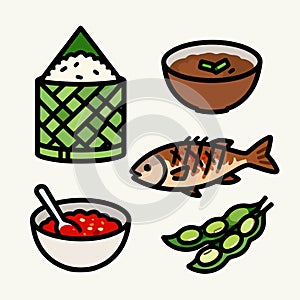 Simple image of Sundanese food