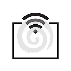 Mobile access point icon. vector design illustration..