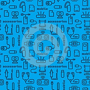 Mobile accessories pattern