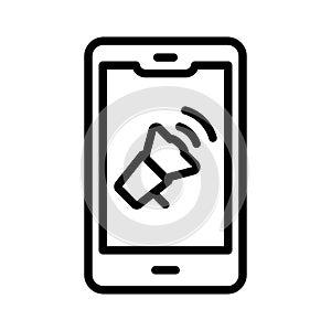 Mobile advertising icon