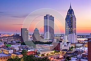 Mobile, Alabama Skyline