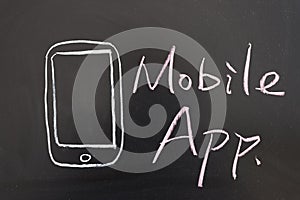 Mobile app concept photo