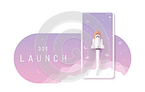 Mobile app creation concept