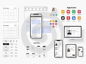 Mobile app design and development process