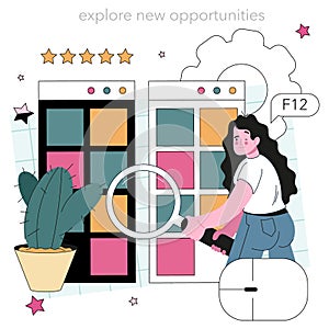 Mobile app developer. Smartphone application interface design