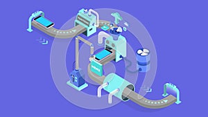 Mobile app development concept. Modern technology and smartphone