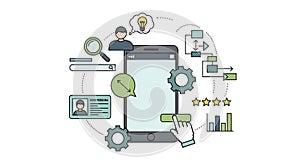 Mobile App UX UI Design and Development Process