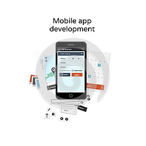Mobile app development photo