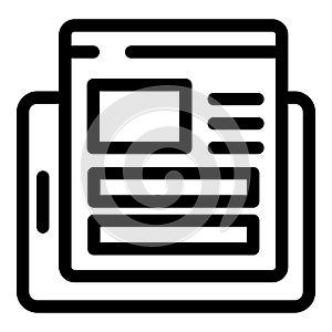 Mobile app development process with software interface design on screen