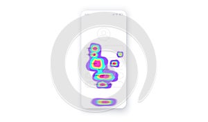 Mobile app heatmap