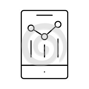 Mobile app market Isolated Vector icon which can easily modify or edit