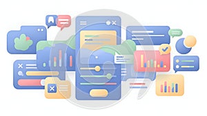 Mobile App UI Design, User Interface, UX Elements