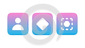 Mobile App User Interface Icons Vector vector design Generative AI