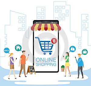 Mobile application for shopping, Online supermaket