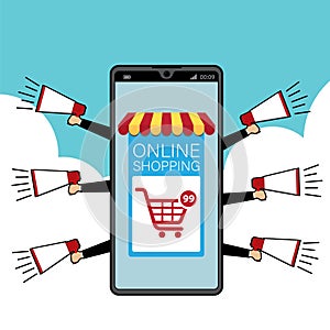 Mobile application for shopping, Online supermaket