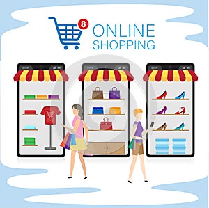 Mobile application for shopping, Online supermaket