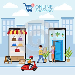 Mobile application for shopping, Online supermaket