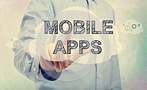 Mobile Apps with businessman