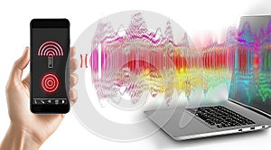 AI-Generated Wireless Data Transfer