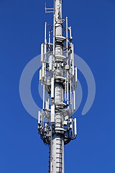 Mobile base station tower in Poland