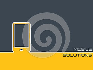 Mobile communication background design