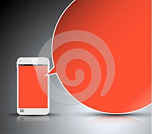Mobile communication technology - concept illustration