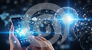 Mobile computing meets global artificial intelligence