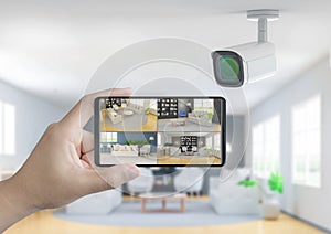 Mobile connect with home security camera