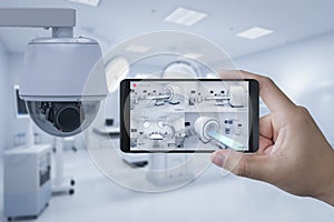 Mobile connect with security camera