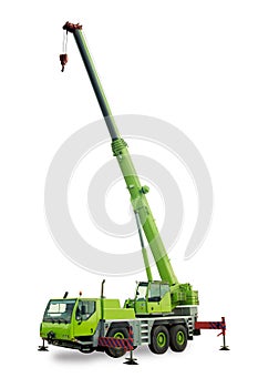 Mobile crane photo