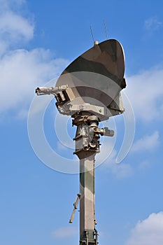 Vertically Deployed Military Radar Antenna Tower photo