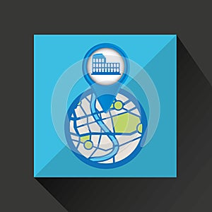 Mobile device rome gps map