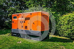 Mobile diesel generator for emergency electric power