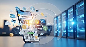 Mobile E-commerce and Data Server Infrastructure