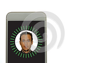 Mobile with face recognition