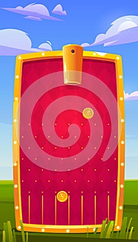 Mobile game app background, application interface
