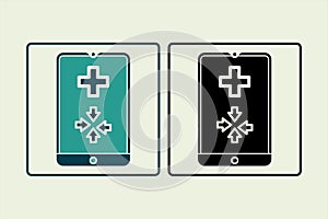 mobile game icon. icon related to UI elements. suitable for web site, app, user interfaces,element, printable etc. solid icon
