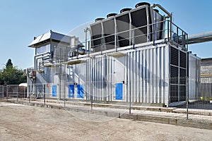 mobile gas-electric substation. Gas insulated power transformer